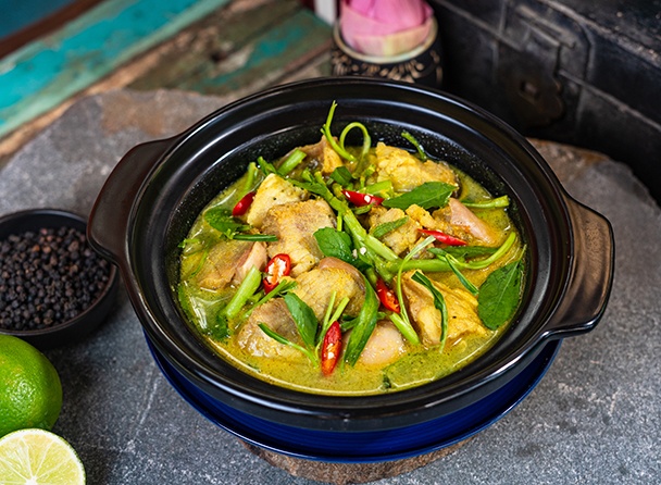 Cambodia Ray Fish Sour Soup with Lemongrass