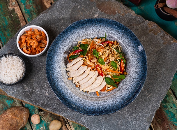 Chicken Banana Blossom Salad