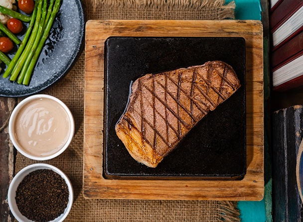 Australian Steak with Kampot Pepper Sauce